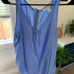 Blue Tank Top Blouse
